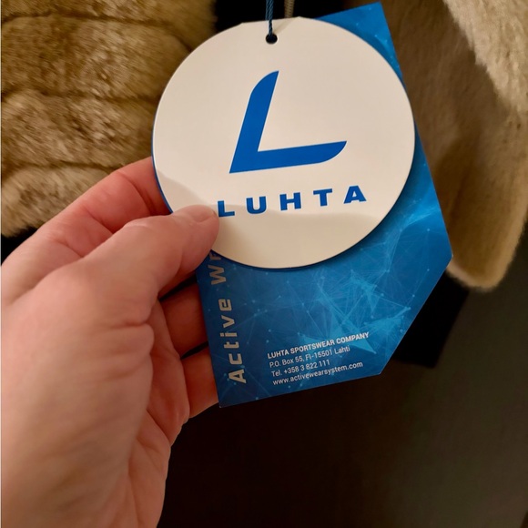Luhta Engelniemi Faux Fur midlayer ski jacket NWT - Picture 4 of 8